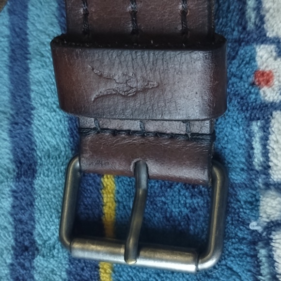 All Saints Leather Men's Belt - Picture 3 of 3